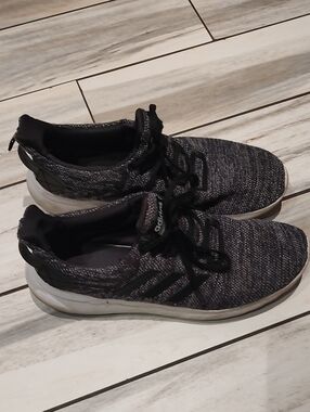 Mens Black and Gray Knit Adidas